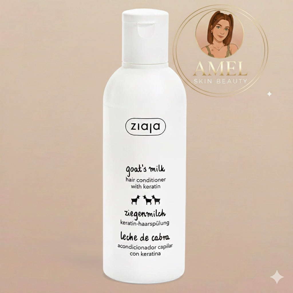 Après shampoing réparateur à la kératine et au lait de chèvre