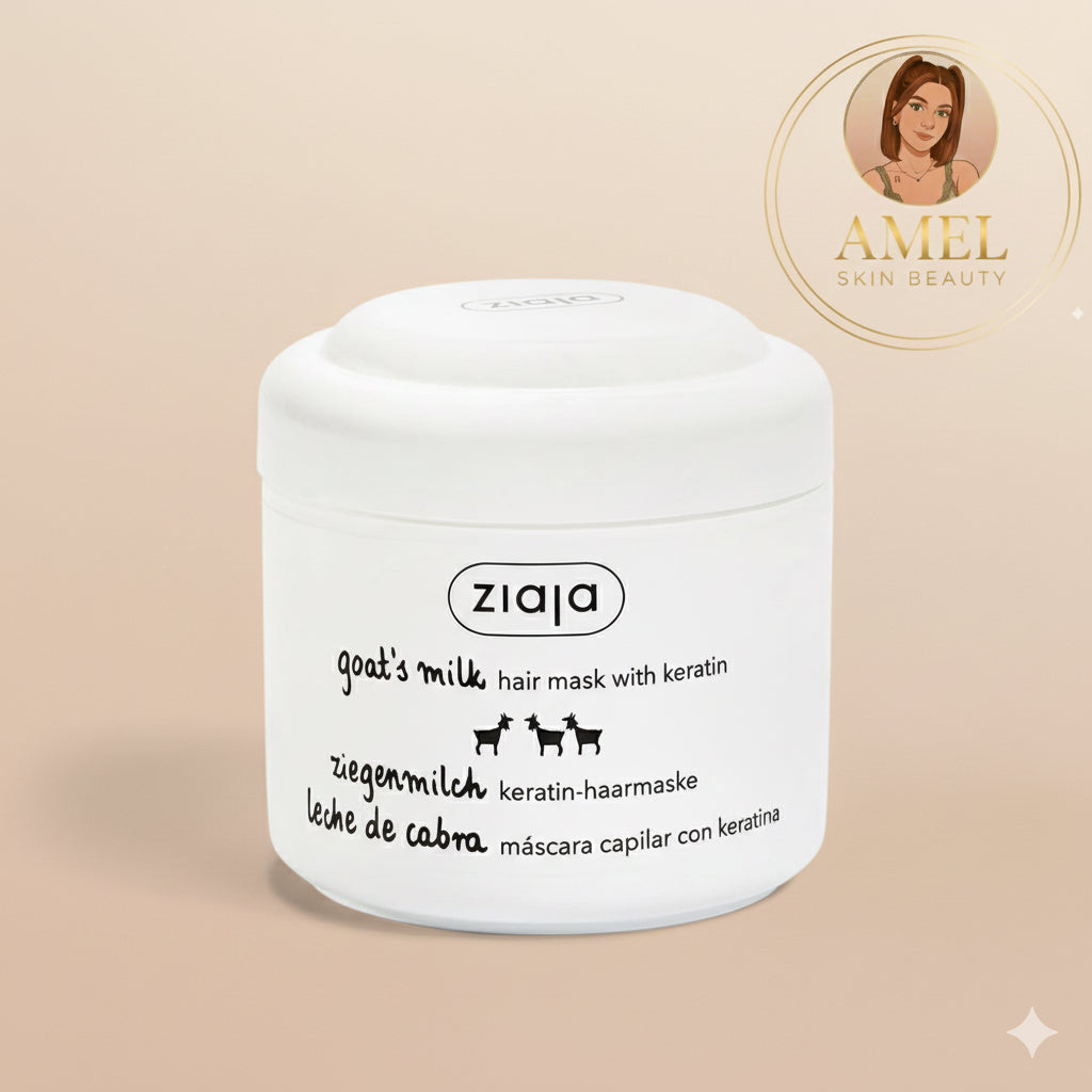 Masque réparateur à la kératine et au lait de chèvre