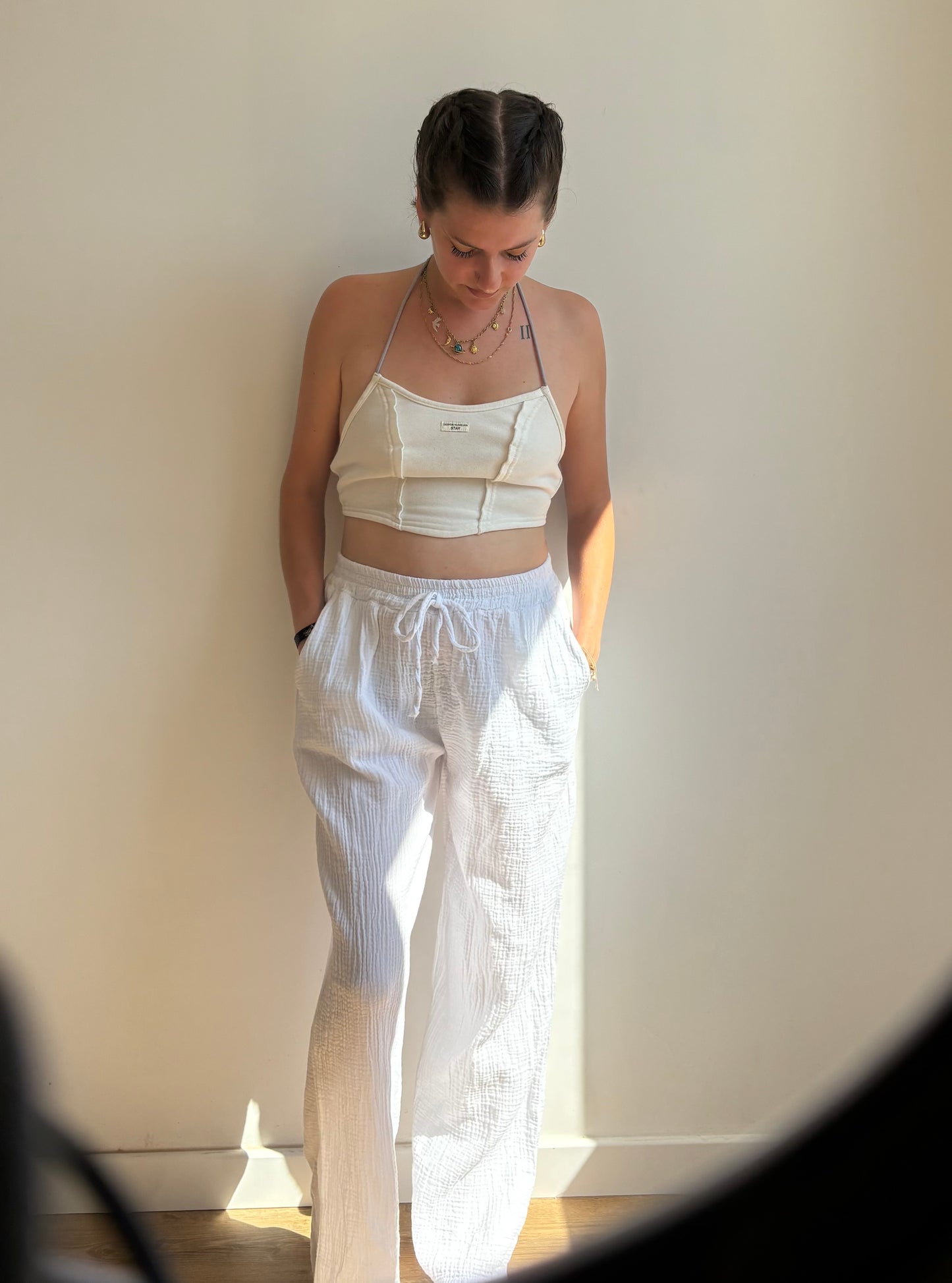 Pantalon gaz de coton - (5 coloris) 🌈