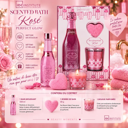 Coffret golden bubbles 🫧 - 3 pièces 🕯️🌸