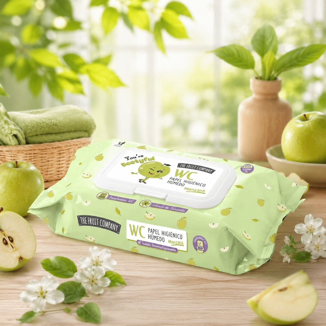 Lingettes intimes- Pomme 🍏 Précommande