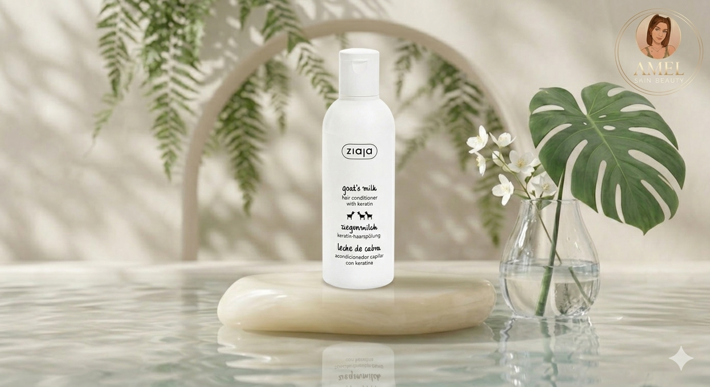Après shampoing réparateur à la kératine et au lait de chèvre