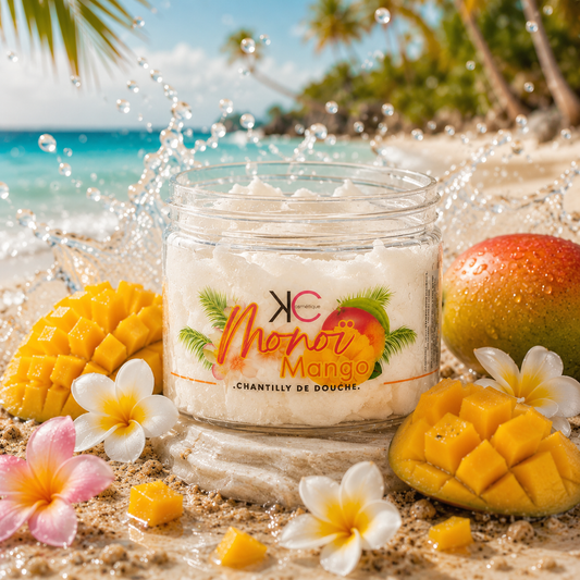 Chantilly de douche - Monoï mangue 🥭 🏝️