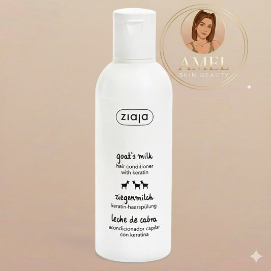 Après shampoing réparateur à la kératine et au lait de chèvre