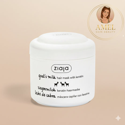 Masque réparateur à la kératine et au lait de chèvre